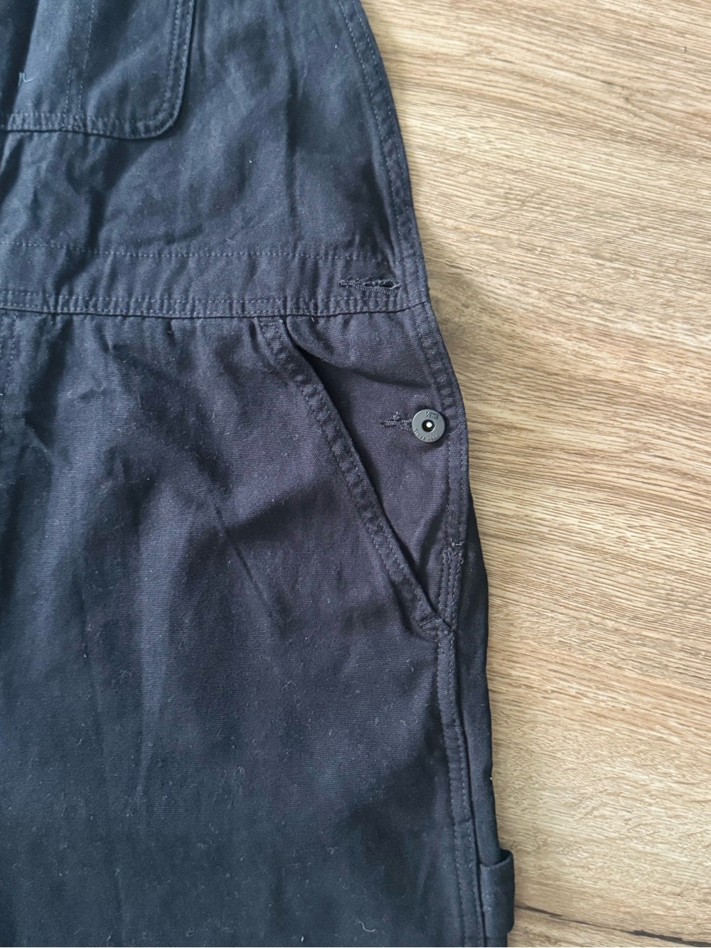 Vans Black Bib Overalls Pants - Picture 5 of 13